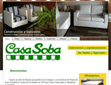 Tablet Screenshot of casasoba.com